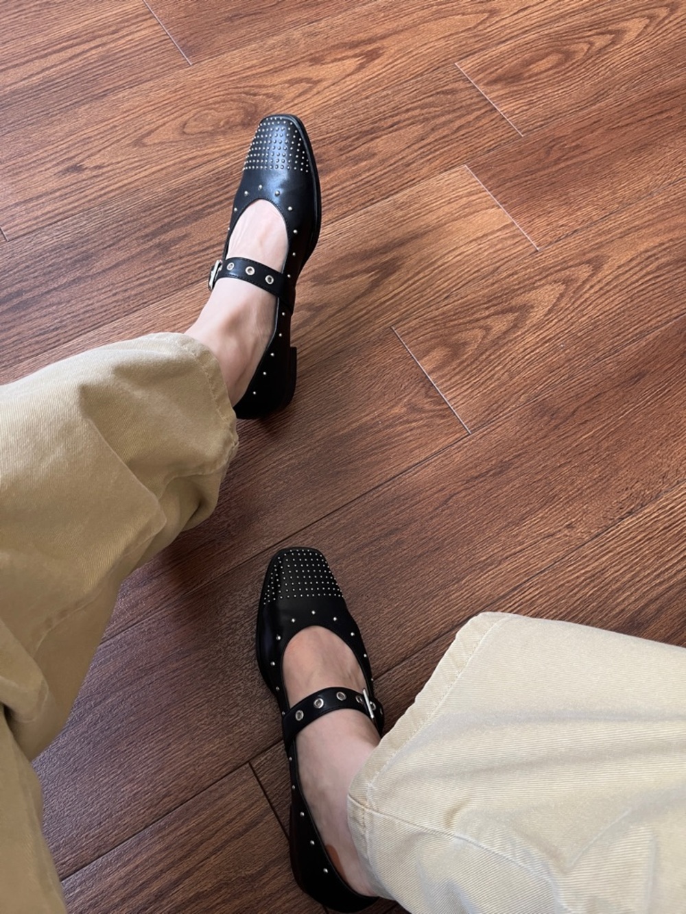 Genuine Leather ballerinas Mary Jane Flats